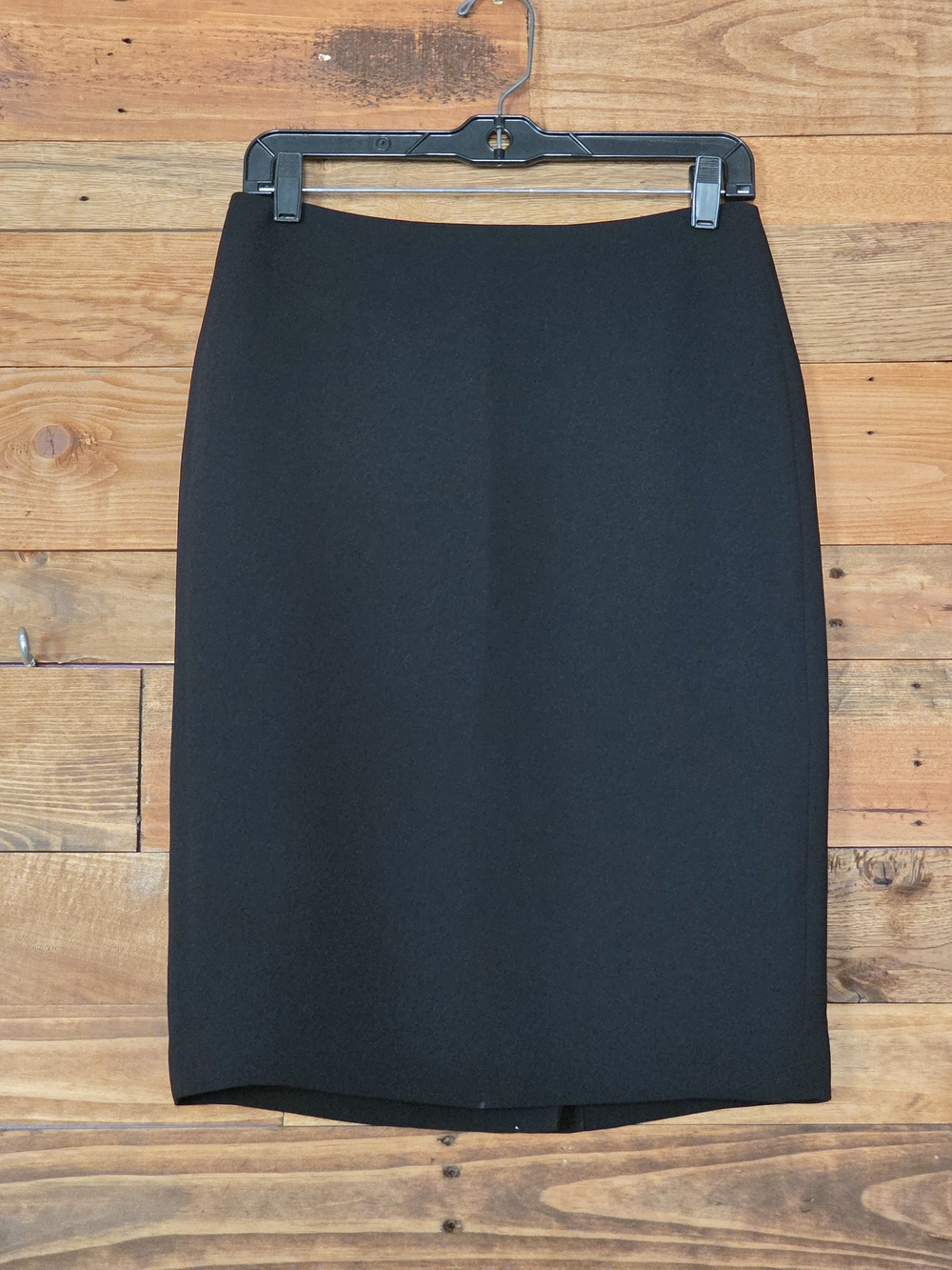 Talbots Black Pencil Skirt Classic Office Career Preppy Fully Lined Size 2